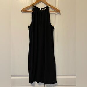 MICHAEL Michael Kors Black Halter Sheath Dress